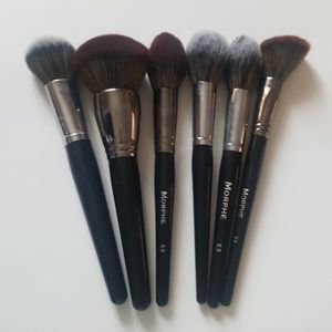 Bundle of 6 Morphe E series brushes